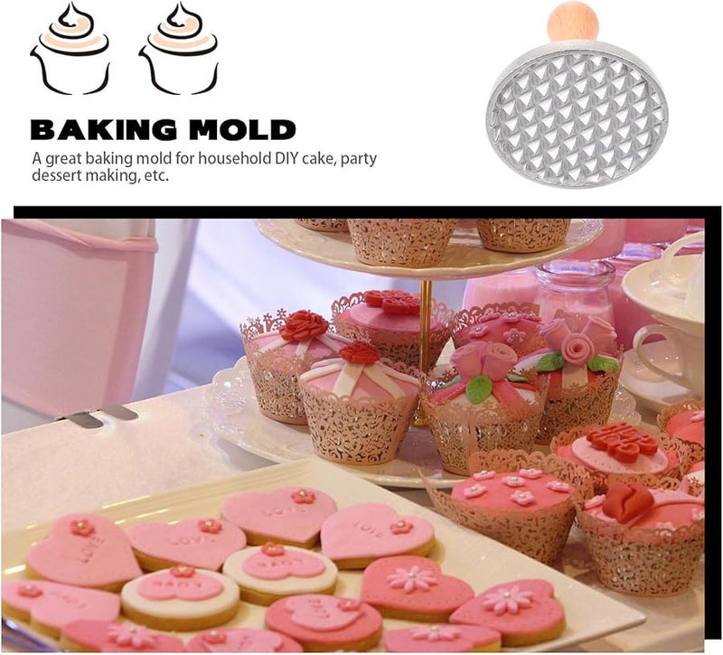 Zinc Alloy Cookie Mold with Ergonomic Handle Non Stick Biscuit Cutter DIY Baking Supply - Image 3